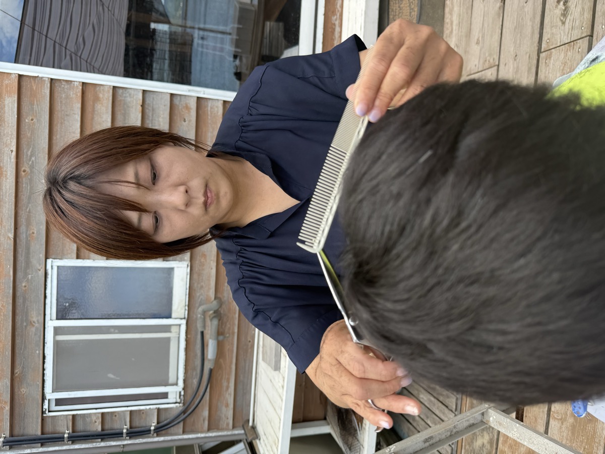 施術の様子