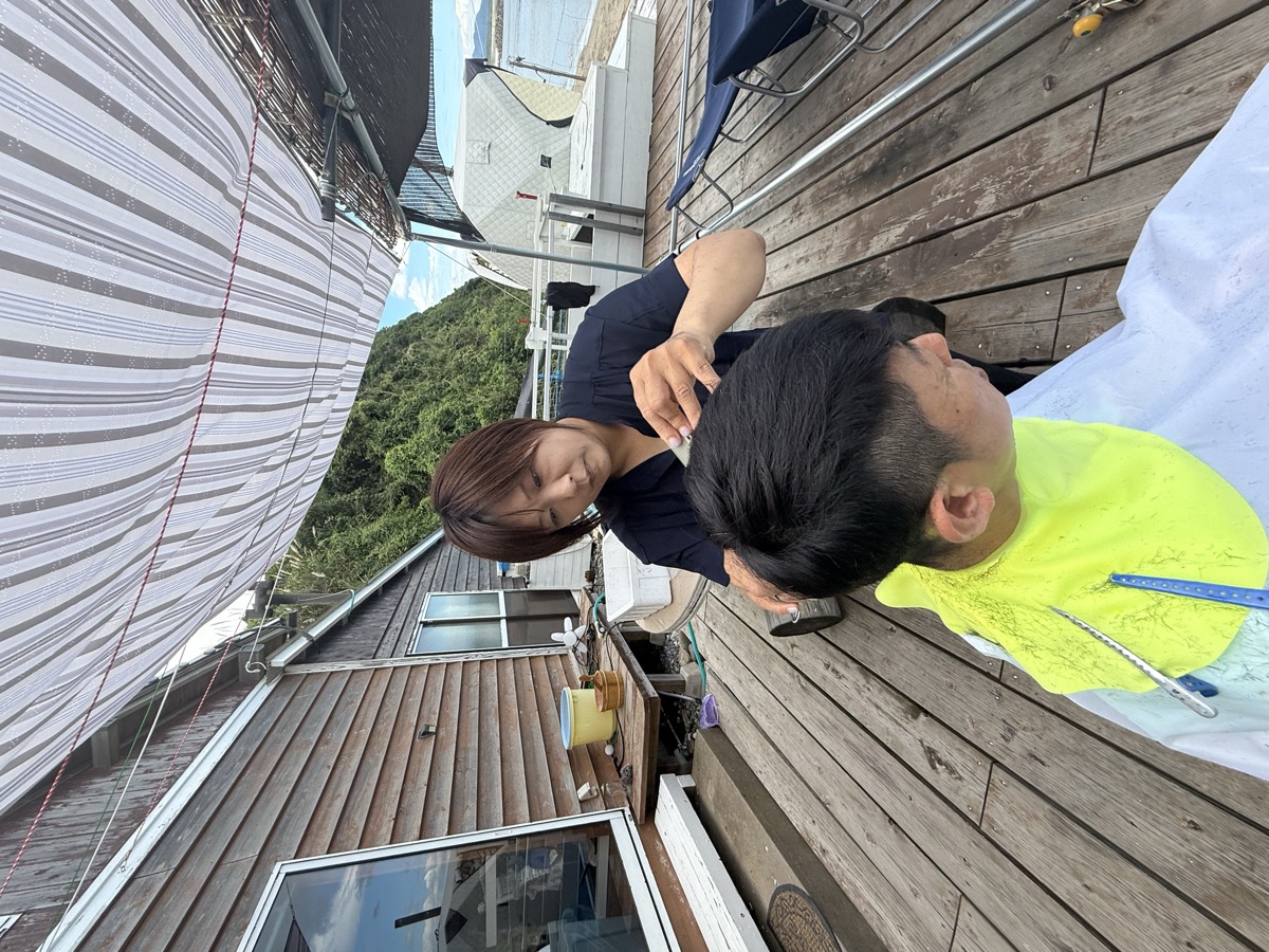 施術の様子
